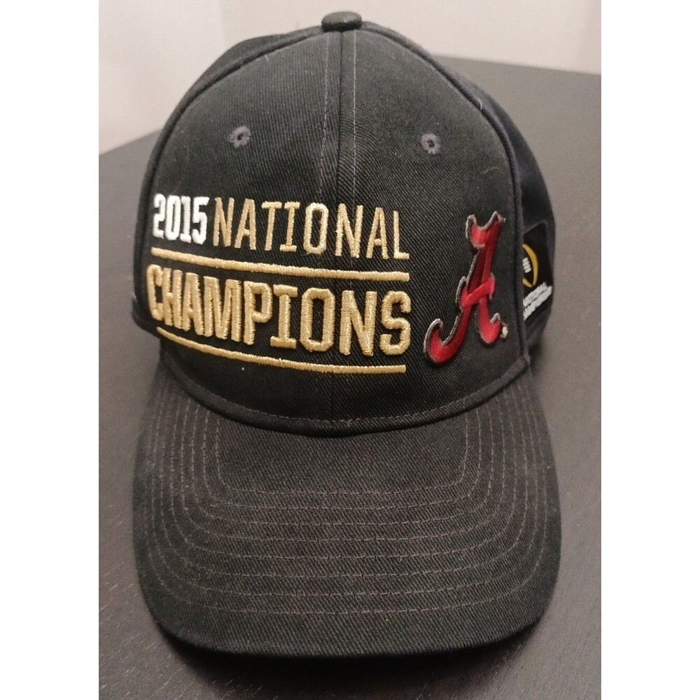 Nike Alabama 2015 National Champions Hat Cap Crimson Tide Dri-Fit Locker Room